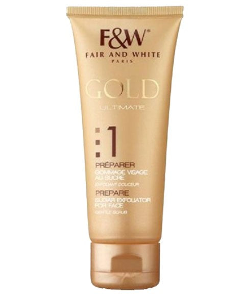 GOLD ULTIMATE PREPARE SUGAR EXFOLIATOR FOR FACE 75 ml Skin Wash Asetena Pa 