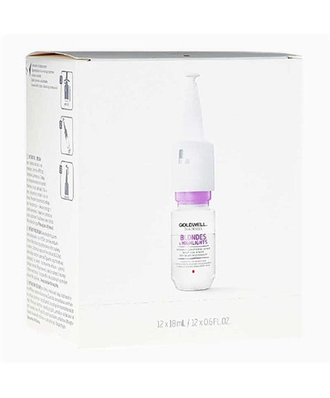 DUALSENSES BLONDES AND HIGHLIGHTS INTENSIVE CONDITIONING SERUM 12x18 ml Treatments Asetena Pa 