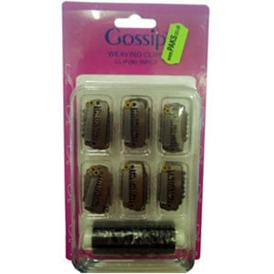 GOSSIP BROWN WEAVING CLIPS WITH THREAD 36PCS Large Color Brown Extensions Accessories Asetena Pa 