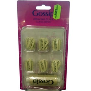 GOSSIP CREAM WEAVING CLIPS WITH THREAD 36PCS Small Color Cream Extensions Accessories Asetena Pa 