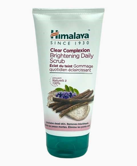 HIMALAYA HERBALS CLEAR COMPLEXION BRIGHTENING DAILY SCRUB 150 ml Skin Wash Asetena Pa 