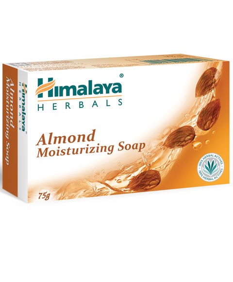 HIMALAYA HERBALS ALMOND MOISTURIZING SOAP 75 g Body Care Asetena Pa 