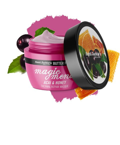 AUNT JACKIES BUTTER FUSIONS MAGIC MEND THERMAL REPAIR MASQUE 227 g Treatments Asetena Pa 