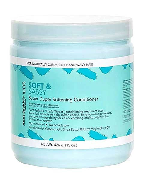 AUNT JACKIES SOFT AND SASSY SUPER DUPER SOFTENING CONDITIONER 426 g Treatments Asetena Pa 