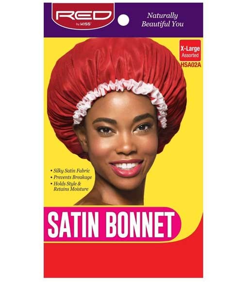 SATIN BONNET ASSORTED HSA02A X Large Durags and Caps Asetena Pa 