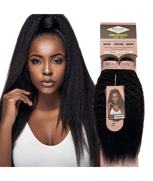 BRAZILIAN LUXURY KINKY STRAIGHT WEAVE 10 Color Natural Human Hair Bundles Asetena Pa 