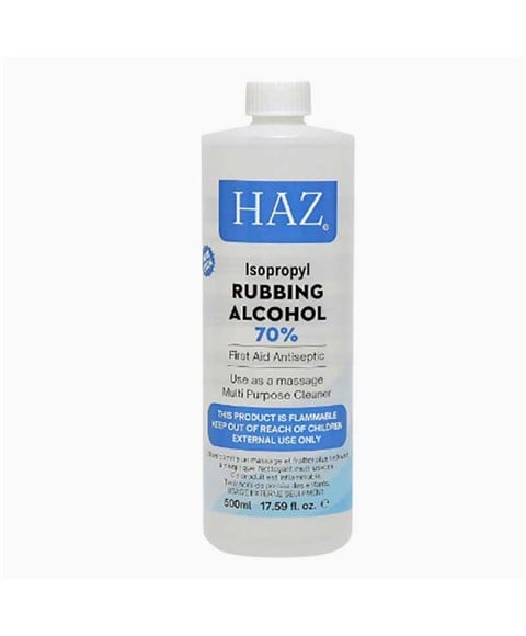 ISOPROPYL RUBBING ALCOHOL FIRST AID ANTISEPTIC 500 ml (Pack of 2) Personal Care Asetena Pa 