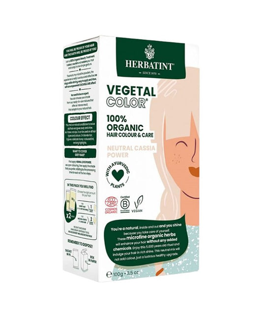 HERBATINT VEGETAL ORGANIC HAIR COLOR NEUTRAL CASSIA POWER 100 g Hair Color Asetena Pa 