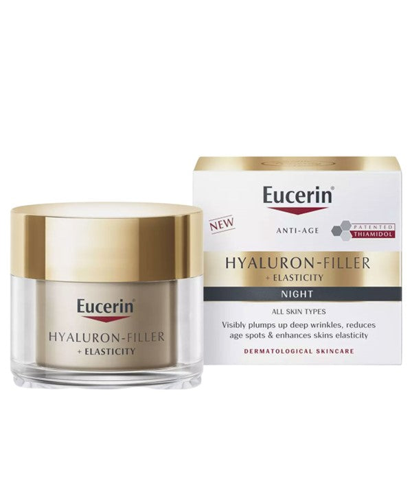 HYALURON FILLER PLUS ELASTICITY ANTI AGE NIGHT CREAM Skin Moisturizing Asetena Pa 