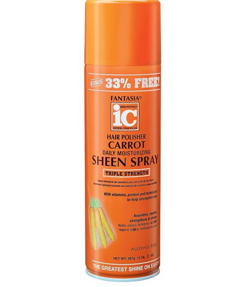 IC FANTASIA HAIR POLISHER CARROT GROWTH SHEEN SPRAY 397 g Sprays, Serums and Oils Asetena Pa 