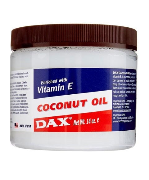 DAX COCONUT OIL ENRICHED WITH VITAMIN E 214 g Treatments Asetena Pa 