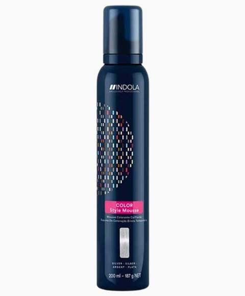 INDOLA COLOR STYLE MOUSSE 200 ml Color CS Pearl Grey Hair Styling Asetena Pa 