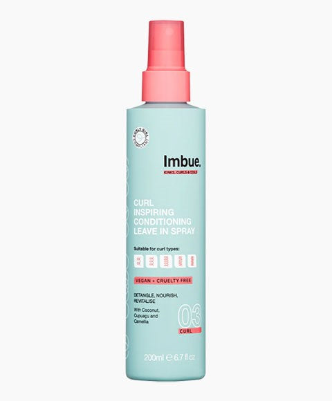 IMBUE 03 CURL CURL INSPIRING CONDITIONING LEAVE IN SPRAY 200 ml Conditioner Asetena Pa 