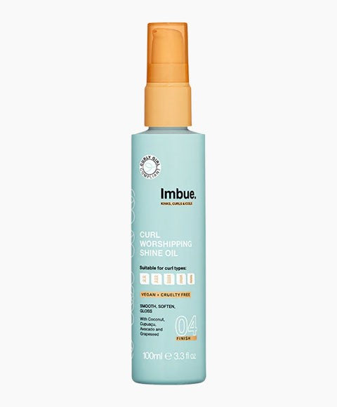 IMBUE 04 FINISH CURL WORSHIPPING SHINE OIL 100 ml Sprays, Serums and Oils Asetena Pa 