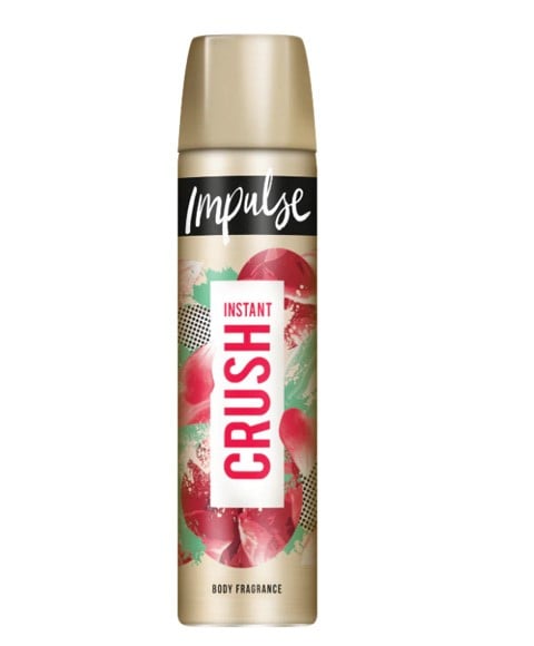 IMPULSE INSTANT CRUSH BODY FRAGRANCE SPRAY 75 ml Body Care Asetena Pa 
