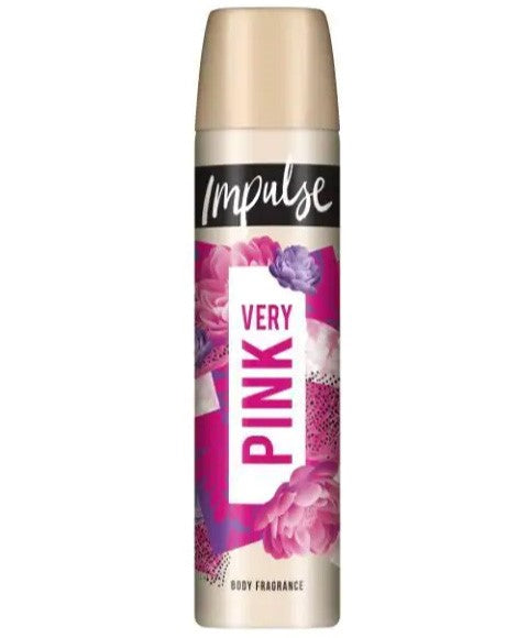 IMPULSE VERY PINK BODY FRAGRANCE 75ml Body Spray Asetena Pa 