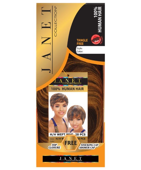 JANET HH WEFT WVG 28 PCS  Color 33 Human Hair Bundles Asetena Pa 