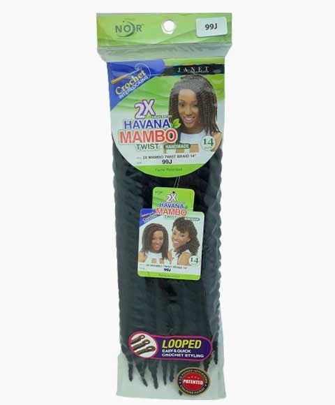 NOIR HAVANA SYN 2 X MAMBO TWIST BRAID 24 Color Blue Hair for Braid Extensions Asetena Pa 