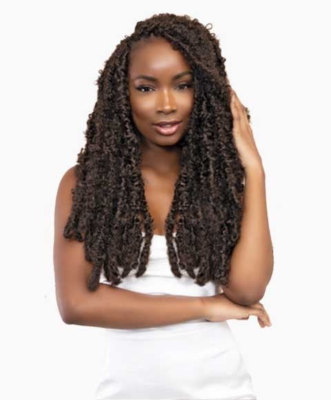NALA TRESS SYN BUTTERFLY LOCS SLIM 18 Color OET1B/27 Hair for Braid Extensions Asetena Pa 