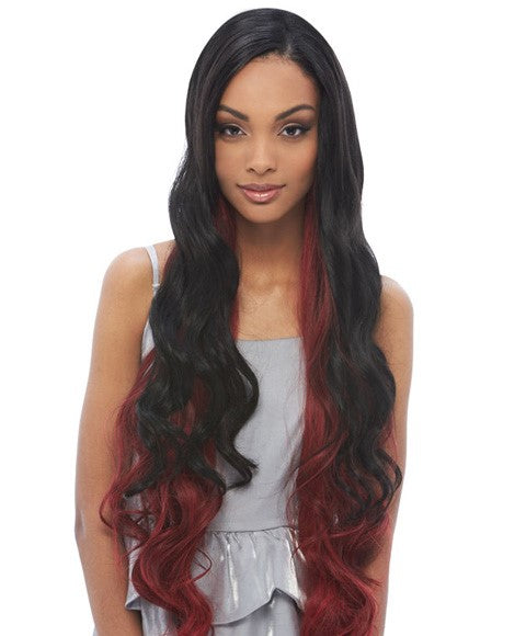 NATURAL BRAZILIAN BUNDLE 1 PACK SOLUTION SYN BODY CURL 6PCS XL  Color OM3T99J Synthetic Weave Hair Asetena Pa 