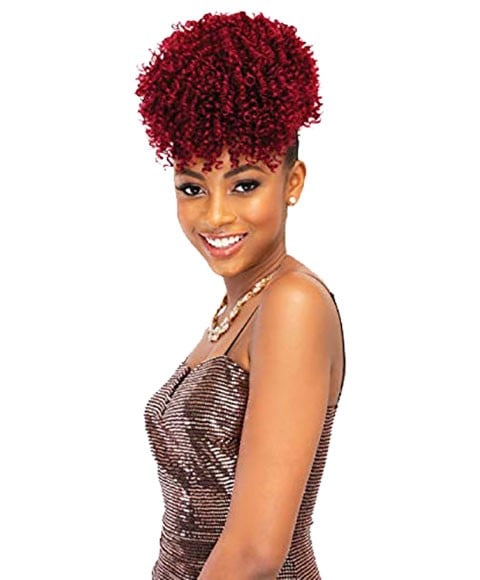 PLAYFUL PINEAPPLE SYN SPIRAL PONY  Color Copper PonyTail Asetena Pa 
