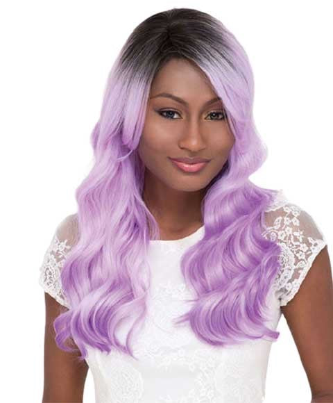 JANET SYN PASTEL NATALIE WIG  Color Midnight Blue Synthetic Hair Wigs Asetena Pa 