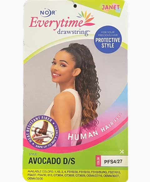 NOIR EVERY TIME SYN AVOCADO DS PONYTAIL  Color PFS1B/30 PonyTail Asetena Pa 