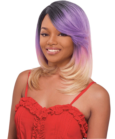 JANET SYN PERM DAHLIA WIG  Color OET2/27/613 Synthetic Hair Wigs Asetena Pa 