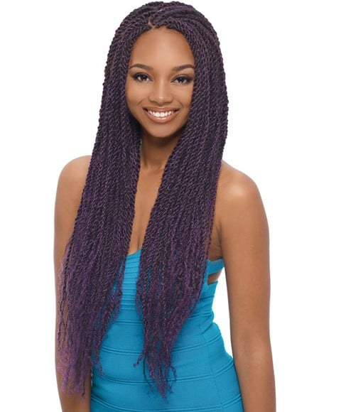 JAMAICAN REGGAE STYLE SYN 3 X AFRO TWIST BRAID 80 Inch Color 4 Hair for Braid Extensions Asetena Pa 