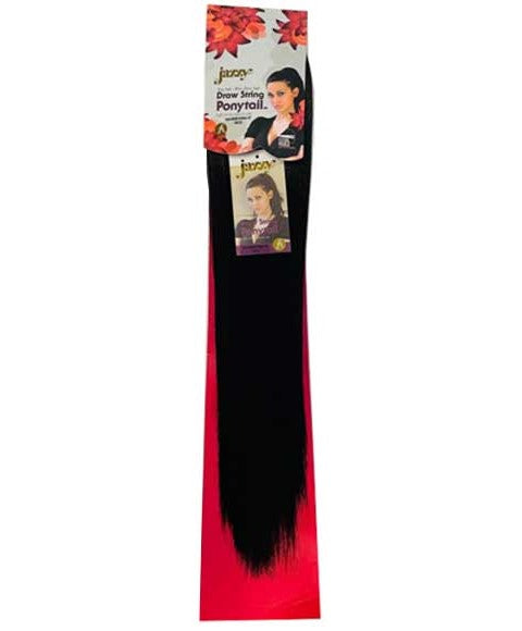 YAKI SYN DRAWSTRING PONYTAIL 18 Color 1B/33 PonyTail Asetena Pa 