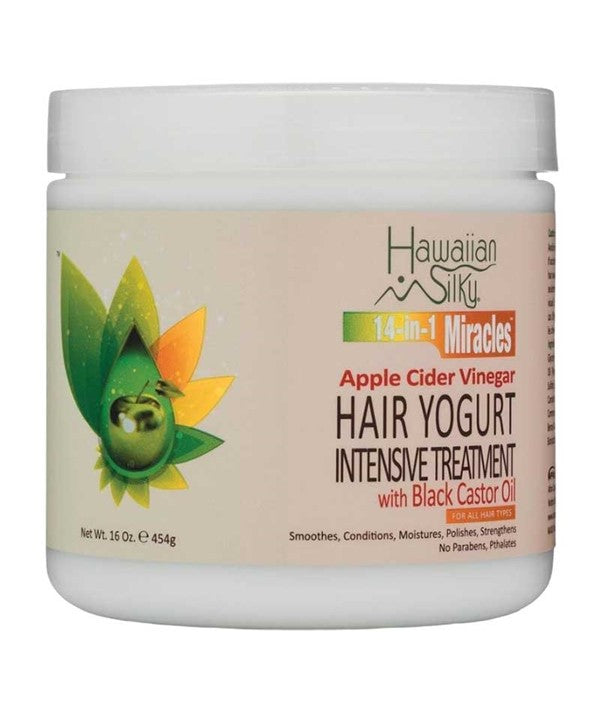 HAWAIIAN SILKY 14 IN 1 MIRACLES APPLE CIDER VINEGAR HAIR YOGURT INTENSIVE TREATMENT 57g Treatments Asetena Pa 
