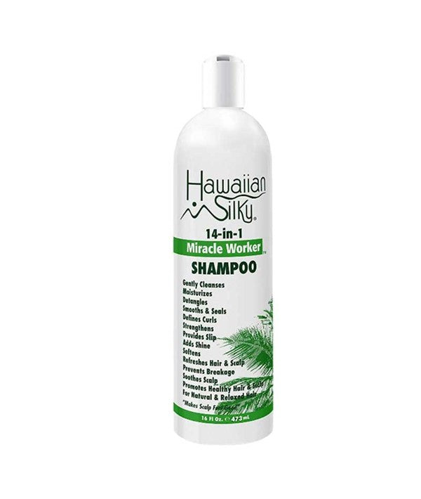 HAWAIIAN SILKY 14 IN 1 MIRACLE WORKER SHAMPOO 473 ml Shampoo Asetena Pa 