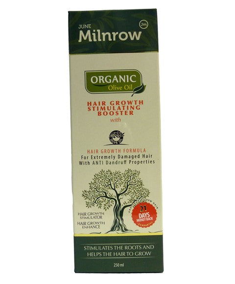 ORGANIC OLIVE OIL HAIR GROWTH STIMULATING BOOSTER 250 ml Treatments Asetena Pa 