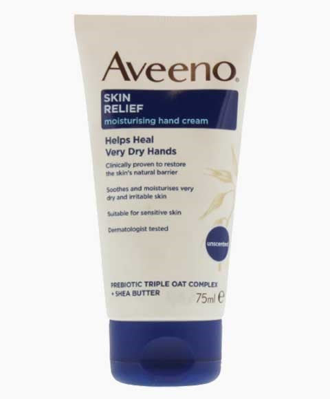 AVEENO SKIN RELIEF MOISTURISING HAND CREAM 75 ml Kids Skincare Asetena Pa 