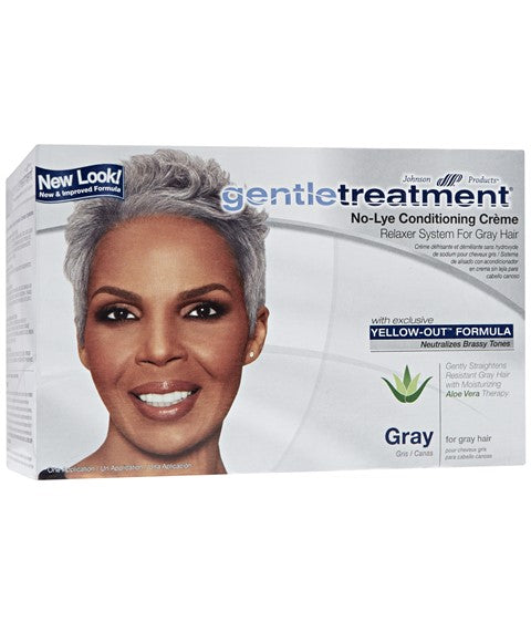 GENTLE TREATMENT NO LYE CONDITIONING CREME RELAXER FOR GRAY HAIR 1 Application Color Gray Hair Relaxer n Texturizer Asetena Pa 