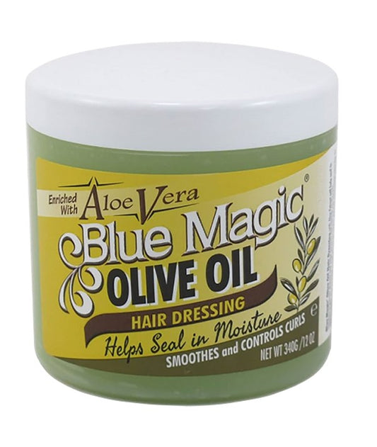 BLUE MAGIC OLIVE OIL HAIR DRESSING 340g Conditioner Asetena Pa 