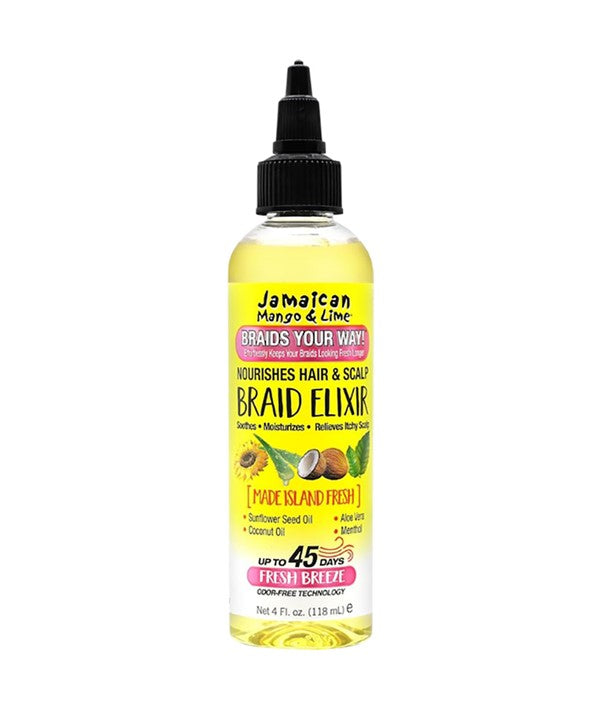 JAMAICAN MANGO AND LIME BRAIDS YOUR WAY BRAID ELIXIR 118ml Sprays, Serums and Oils Asetena Pa 