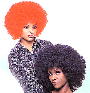 JANET SYN AFRO WIG  Color Orange Synthetic Hair Wigs Asetena Pa 