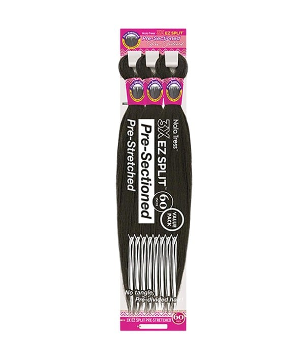 NALA TRESS 3X EZ SPILT PRE STRETCHED BRAID 60 Color 33 Hair for Braid Extensions Asetena Pa 