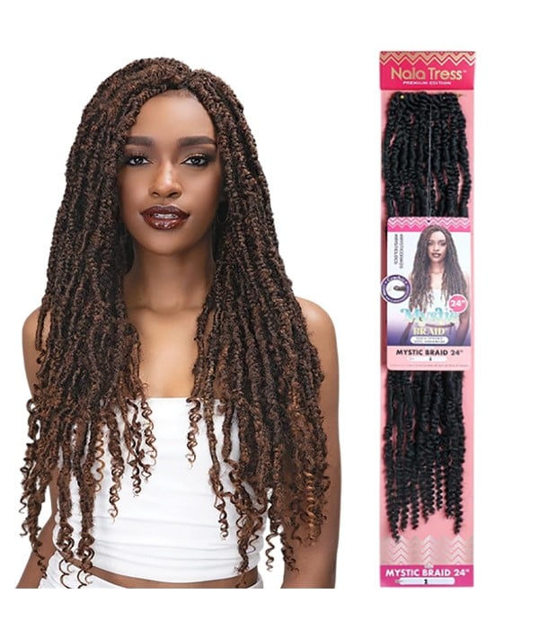 NALA TRESS SYNTHETIC MYSTIC BRAID 24 Color 4 Hair for Braid Extensions Asetena Pa 