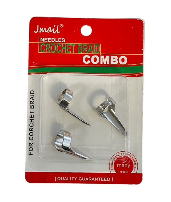 JMAIL NEEDLES CROCHET BRAID COMBO BTLTO6 SIL Extensions Accessories Asetena Pa 