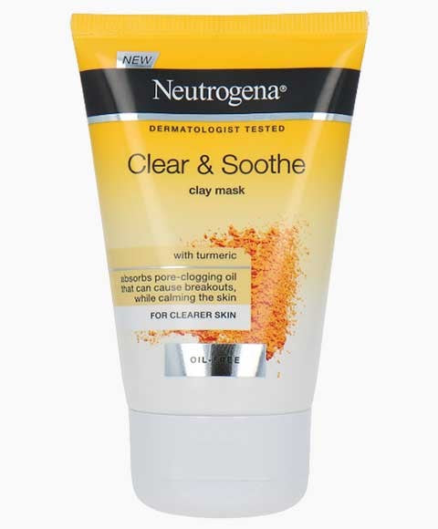 NEUTROGENA CLEAR AND SOOTHE TURMERIC OIL FREE CLAY MASK 50 ml Skin Wash Asetena Pa 