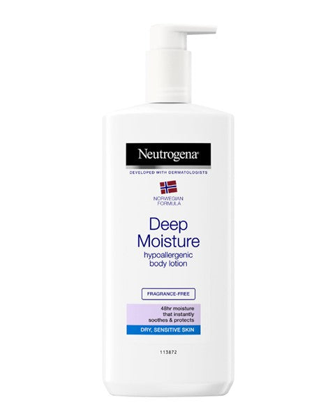 NEUTROGENA NORWEGIAN FORMULA DEEP MOISTURE HYPOALLERGENIC BODY LOTION 400 ml Skin Moisturizing Asetena Pa 