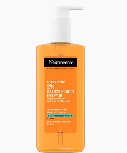 NEUTROGENA VISIBLY CLEAR SPOT PROOFING DAILY WASH 200 ml Skin Wash Asetena Pa 