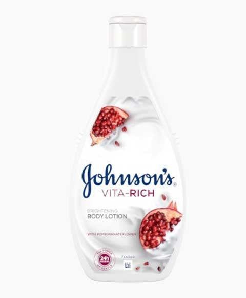JOHNSONS VITA RICH POMEGRANATE FLOWER BODY LOTION 400 ml Skin Moisturizing Asetena Pa 