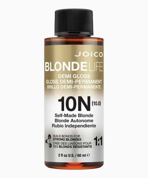 BLONDE LIFE DEMI GLOSS DEMI PERMANENT LIQUID TONER 60 ml Color Clear (1:1) Hair Color Asetena Pa 
