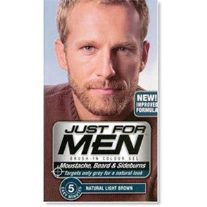 JUST FOR MEN BRUSH IN COLOR GEL  Color Dark Brown Black Hair Color Asetena Pa 