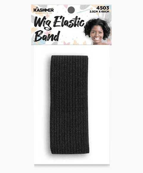 KASHMIR WIG ELASTIC BAND 9221 2.5cm x 60cm Color Black Extensions Accessories Asetena Pa 