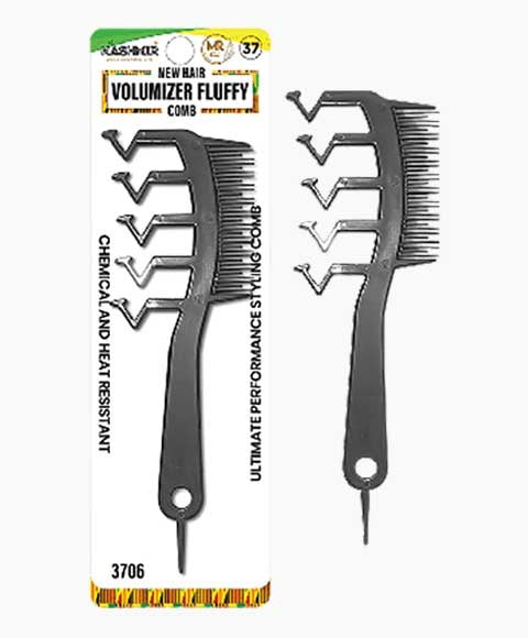BEAUTY AMBITION NEW HAIR VOLUMIZER FLUFFY COMB 3706  Color Black Hair Brushes and Combs Asetena Pa 