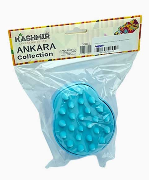 ANKARA COLLECTION SILICONE MASSAGE SHAMPOO BRUSH 3002  Color Assorted Hair Brushes and Combs Asetena Pa 